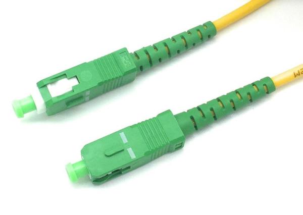 SC/PC To SC/PC SIMPLEX 9/125um Optical Armoured Patch Cord 1m