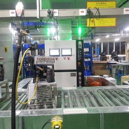 R22 R134a Máquina de recarga de refrigerante totalmente automática