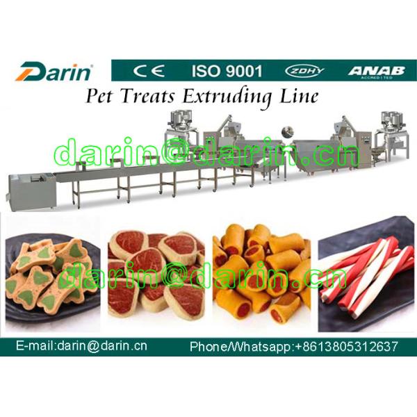O petisco/animal de estimação da mastigação da máquina/cão da extrusora do alimento para cães dos alimentos para animais de estimação trata máquinas do alimento