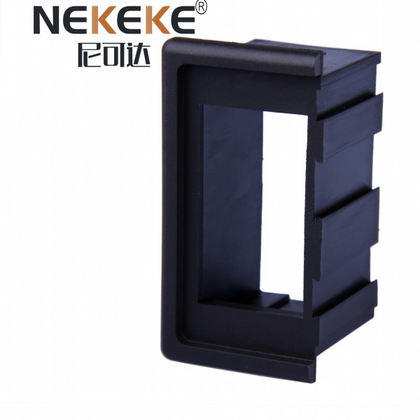 Plastic Black Switch Mounting Panel Frame Marine Rocker Holder Housing Kit