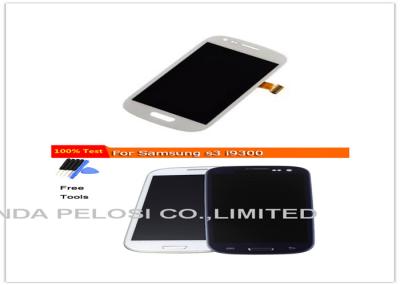  S3 Screen Without Frame , Blue / White  Galaxy S3 Lcd Screen