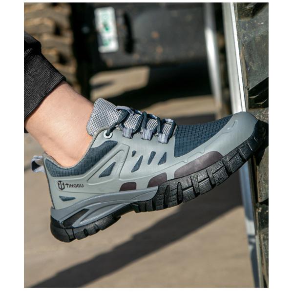 Men'S Insulated 6kv Work KPU Electrical Safety Shoes With Kevlarr Anti Stab