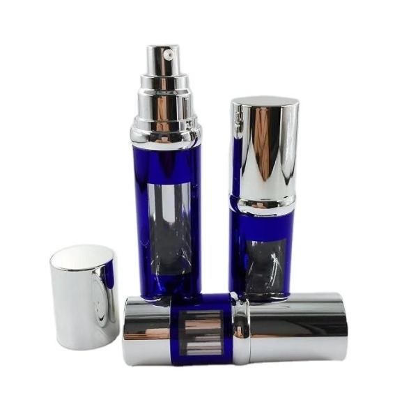 15ml 30ml 50ml Airless Pump Lotion Bottle in Any Color for Cosmetic Packaging