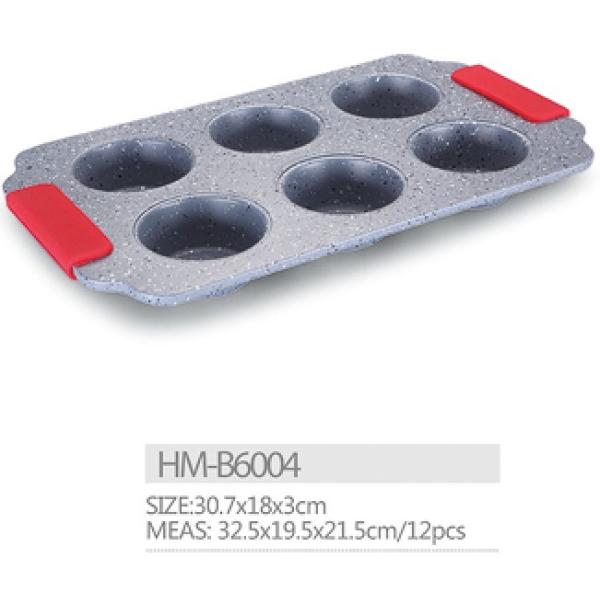 Carbon steel High strength non stick marble coating bread pan cookware bakeware