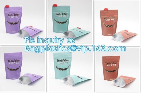 medical herbs child proof bag, zipper proof fencing child resistant bags, Custom child lock bag/child resistant zip lock