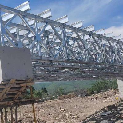 Steel Temporary Pedestrian Bridge Modular Steel Bridges 1.5m 2.134m Panel Height