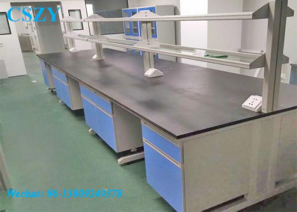 C- Frame Structure Chemical Lab Furniture Workstation For Experiment / Research