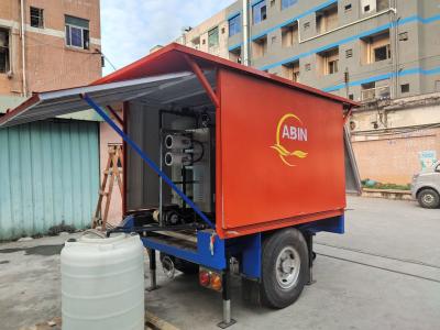 Tow Truck Trailer Car Mobile Water Tretment Mobile Demineralizer Tralier Reverse Osmosis Trailer for Sale