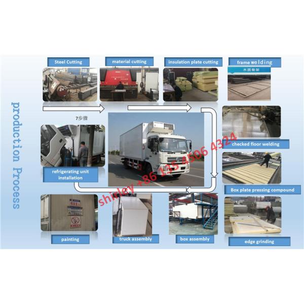 ISUZU 3T 4T Refrigerated доставка мороженого Van Тележки Для