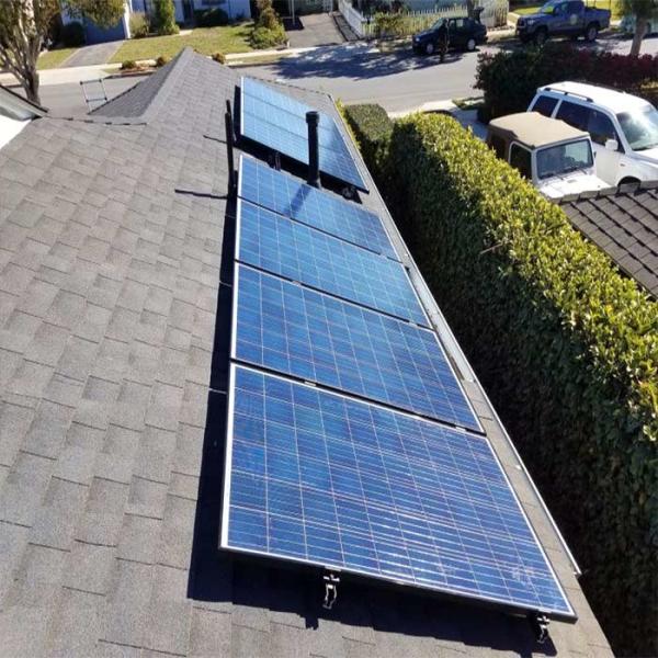 O retrato/paisagem galvanizou suporte fotovoltaicos para sistemas industriais residenciais do telhado do painel solar