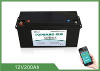 Pilhas da bateria de lítio Lifepo4 da descarga 12V 200Ah Bluetooth da taxa alta