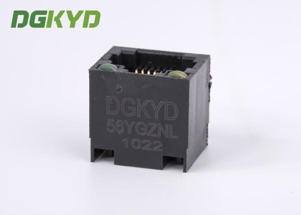 Porto Unshielded do conector Rj45 dos ethernet de DGKYD-56YGZNL o único com Y/G conduziu o RJ45 sem transformador