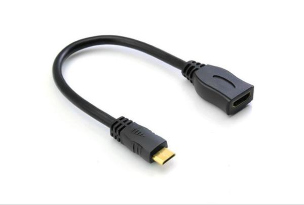 MINI HDMI Male To HDMI Female converter adapter Extension cable for HDTV