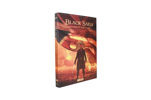 Free DHL Shipping@New Release HOT TV Series Black Sails Season 3 DVD Set Wholesale!!