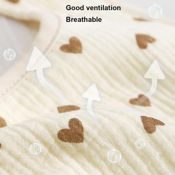 Custom Print Washable Cute Cartoon Floral 100% Cotton New Born Baby Drool Bibs