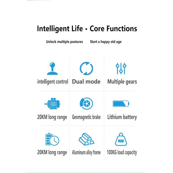 Hospital And Home Folding Electric Mobility Chair For Mobility Assistance