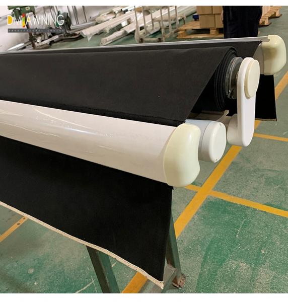 Free Stand Double Side Waterproof Retractable Awning Hand Control Outdoor Retractable Awnings