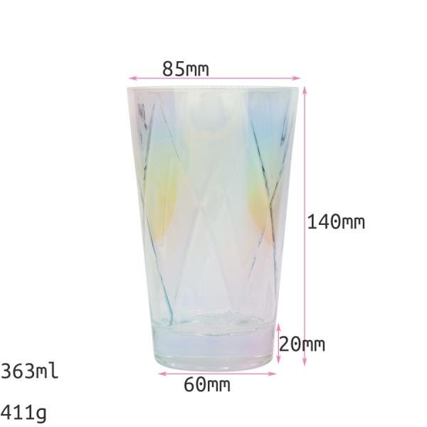 Стекла радужного Tumbler сота выпивая для Адвокатуры