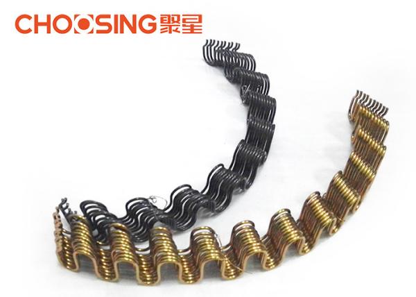 OEM Zinc Plating Zig Zag Sofa Springs 2.8mm - 4.0mm Curved Shape Free Samples