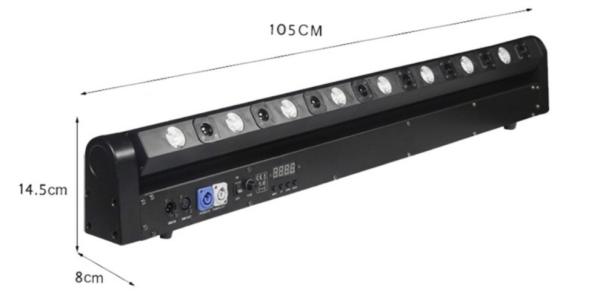 7500K Color Temperature Head Shaking Laser Light for Project Installation Requirements