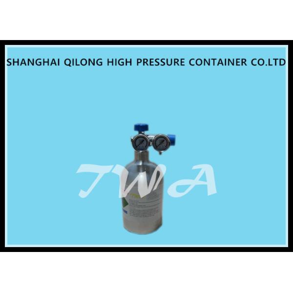 Medical Aluminum Oxygen Cylinders 0.74L / High Pressure Nitrogen Cylinder