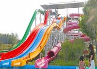 Glissières d'eau grandes à grande vitesse de fibre de verre de parc d'attractions pour le parc aquatique de thème