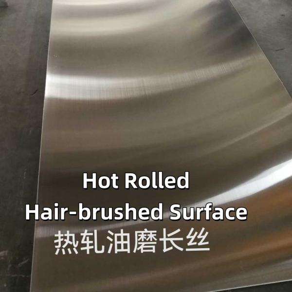 Hot Rolled Hair-Brushed ASTM TP316L Stainless Steel Plate NO.4 Surface With 4*1500*6000mm