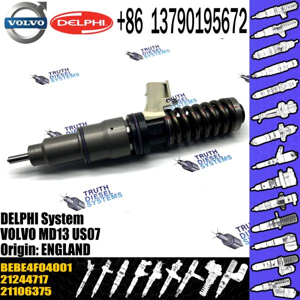Injetor de combustível diesel 21244717 da venda direta 21106375 BEBE4F04001 para VOL MD13 USO7