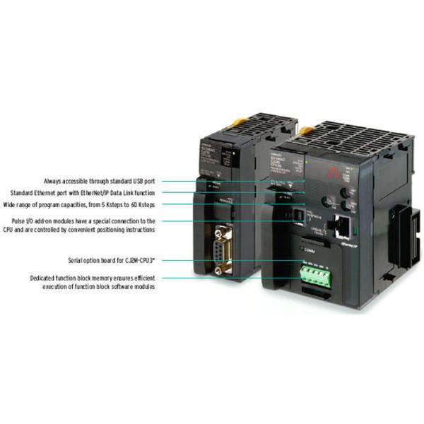 Industrial Omron PLC CJ2M Module Automation CJ2M-CPU31 For Electronic Equipment