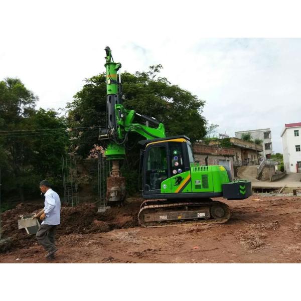 Small Hydraulic Rotary Piling Rig With Speed Rotation 7~40 rpm KR40A Max. drilling diameter 1000mm
