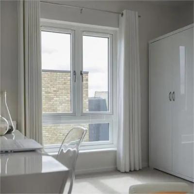  Customized Modern Glass Casement Window Soundproof PVC UPVC Windows