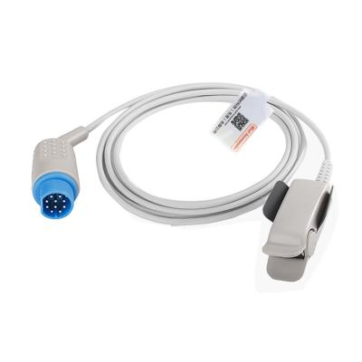 Compatível Siemens Reusable Spo2 Sensor 10 pin Adultos dedo de silicone