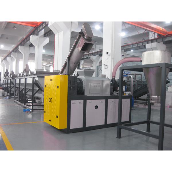 Squeezing Plastic Recycling Machine PE Film Dryer 90KW Auto Heating / Cooling