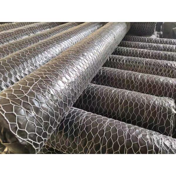 chicken Galvanized Hexagonal Wire Mesh , 1 inch Pvc Coated Hex Wire