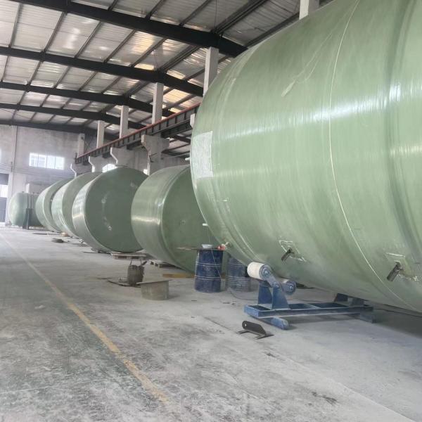 4000mm Cylindrical Vertical Storage Tank Durable Chemistry Storaging