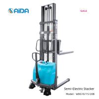 1500 kg Capacidade de carga 3.5m Semi-Electric Palet Stacker com 12V 110Ah bateria de chumbo-ácido