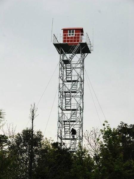 Factory Price Galvanized Steel Observation Tower Prefabricated Lookout Tower With Tourist Platform