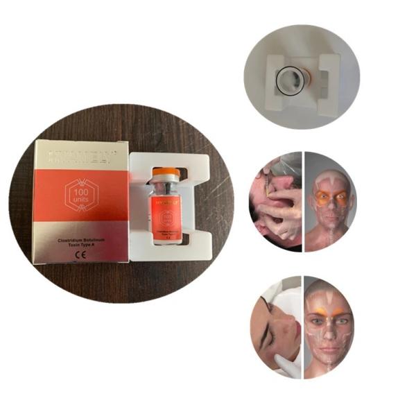 Уменьшение кожи сморщивает токсин  Botulinum для того чтобы напечатать 100 блоков