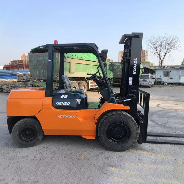 5 tons Toyota diesel forklift with automatic transmission load center distance 600mm