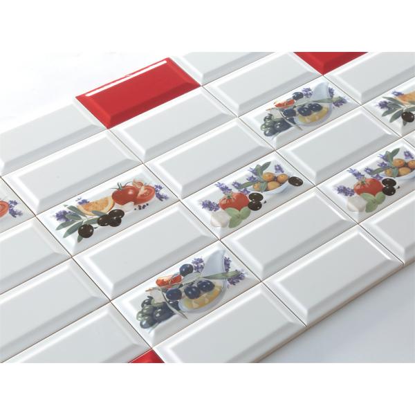 Azulejos de pared de porcelana tipo metro brillantes, cuerpo blanco, 75x152mm 150x305mm