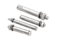 Rodas roscadas de acero inoxidable Lavadora de nueces hexadecimal externa Torsión de tornillo pesado Fijación de hormigón cuña manguera de expansión perno de anclaje