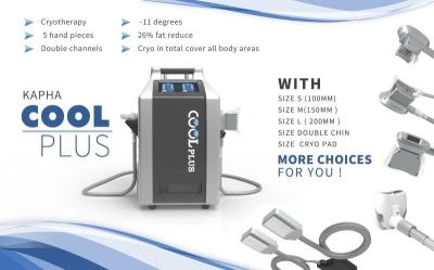 Dispositivo gordo da lipólise de Cryo da máquina de congelação de Cryolipolysis com o punho de Chin dobro