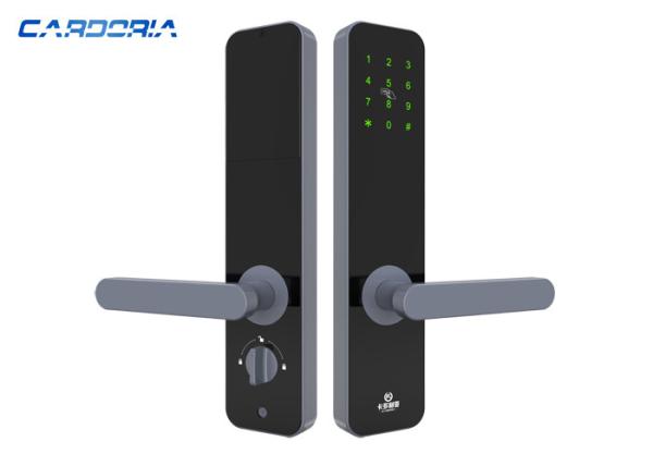 Anti Peep Apartment Electronic Door Locks , Nfc Card Door Lock For Access Control
