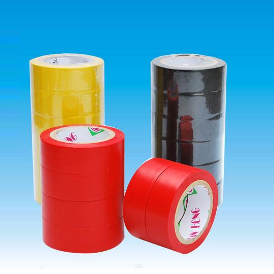 Fixing / reinforcement PVC Insulation Tape , red / blue / green pipe wrap heat tape