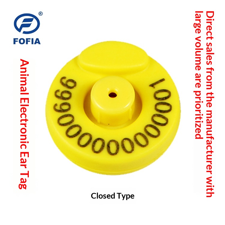 New FDX Low-Frequency Electronic Ear Tag RFID Animal Tag Full-Duplex Pig Cattle Open/Closed Mouth Livestock Identification