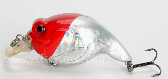 New design best sale 50mm 10.5g artificial hard crank plastic fishing lure