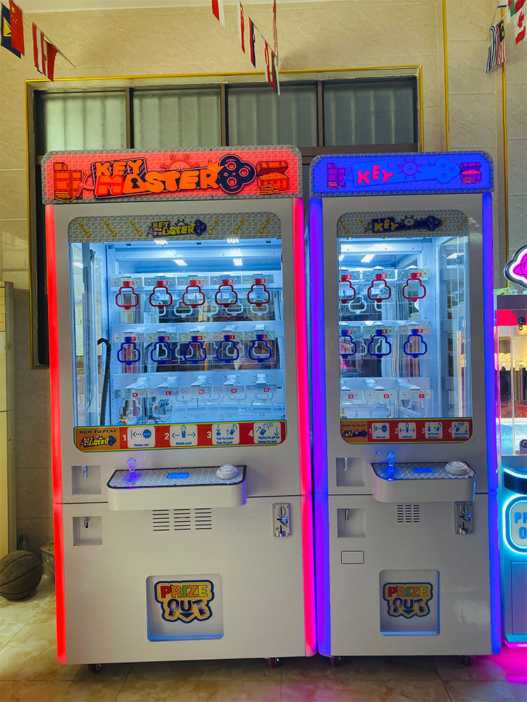 Commercial Key Master 9‑Slots Redemption Machine, Adjustable Difficulty for Game Center