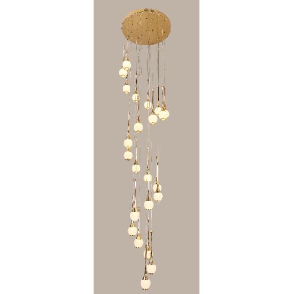 Nordic Style Acrylic Staircase Pendant Light For High Living Room And Bedroom
