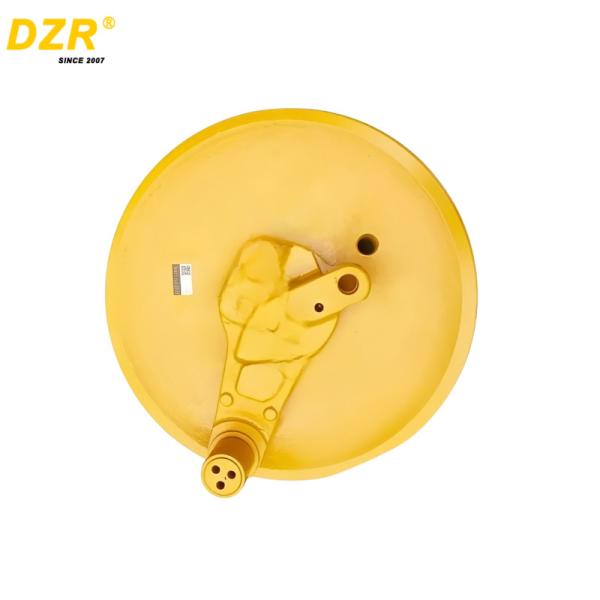 Yellow Front Idler Assembly Standard Size Cr4007wb Track Guide Wheel