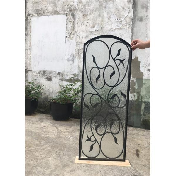 Вставки двери предохранения ржавчины чугунные стеклянные, двери полости железные стеклянные